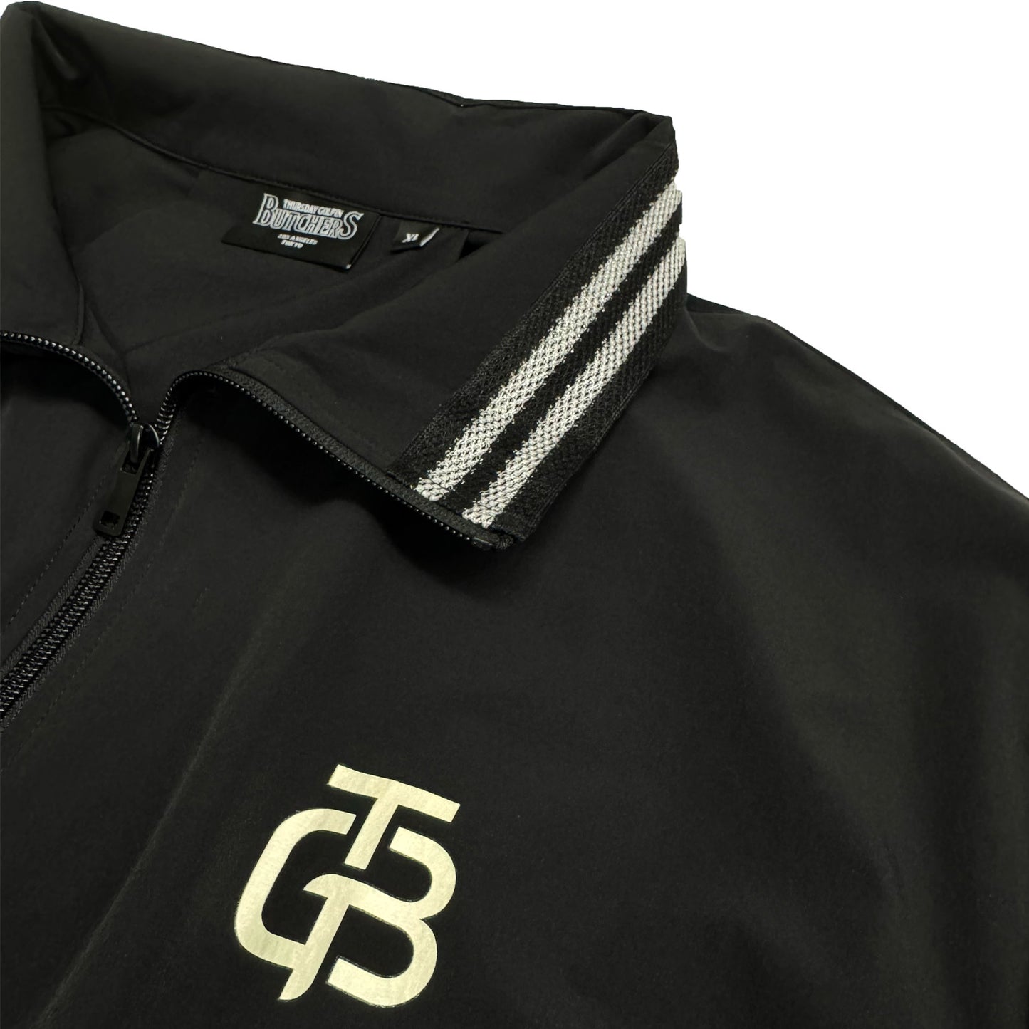 Back Overlapping Tucks Half Zip PO