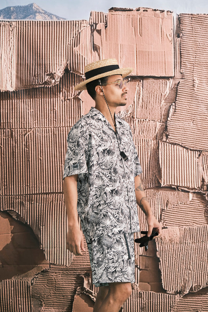 Hole In Fabric Print Back Mesh SRT