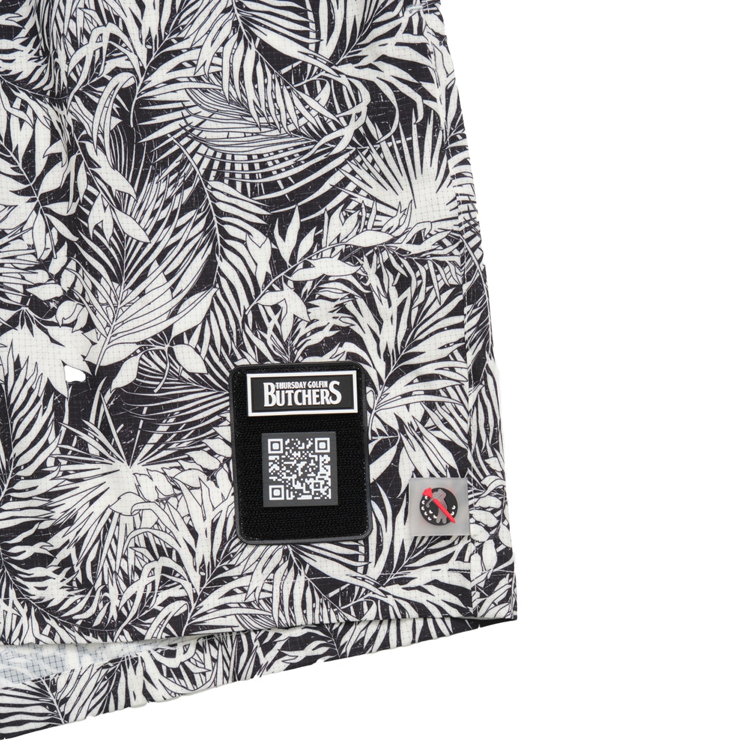 Hole In Fabric Print Back Mesh SRT