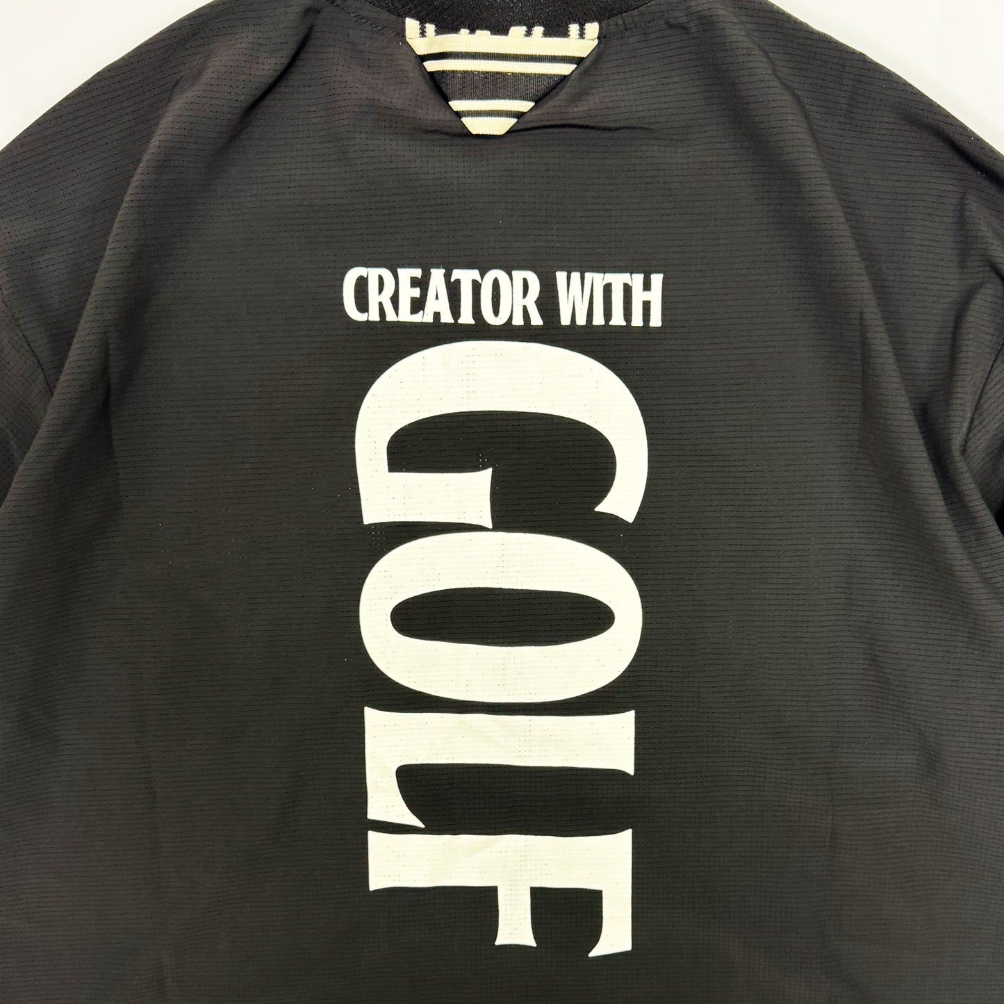 Hole In Fabric Bomber Collar PO