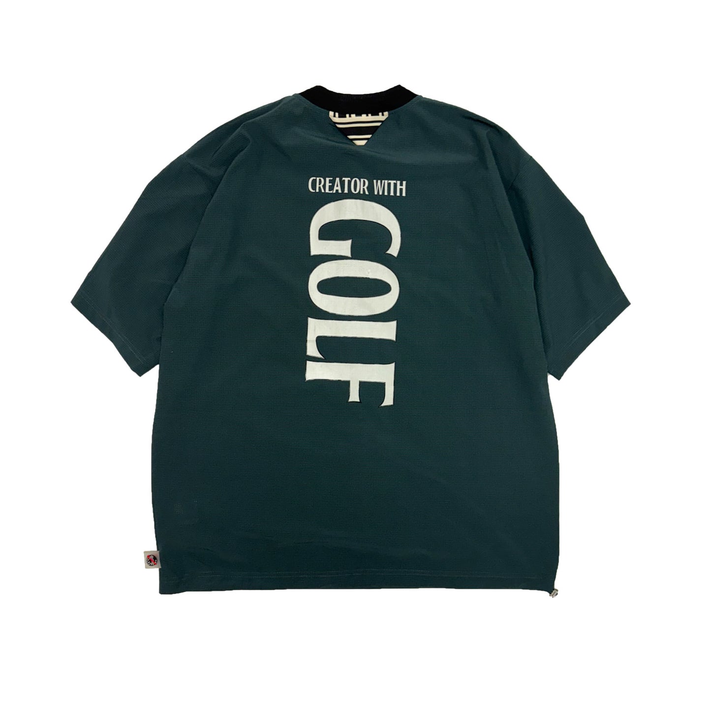 Hole In Fabric Bomber Collar PO