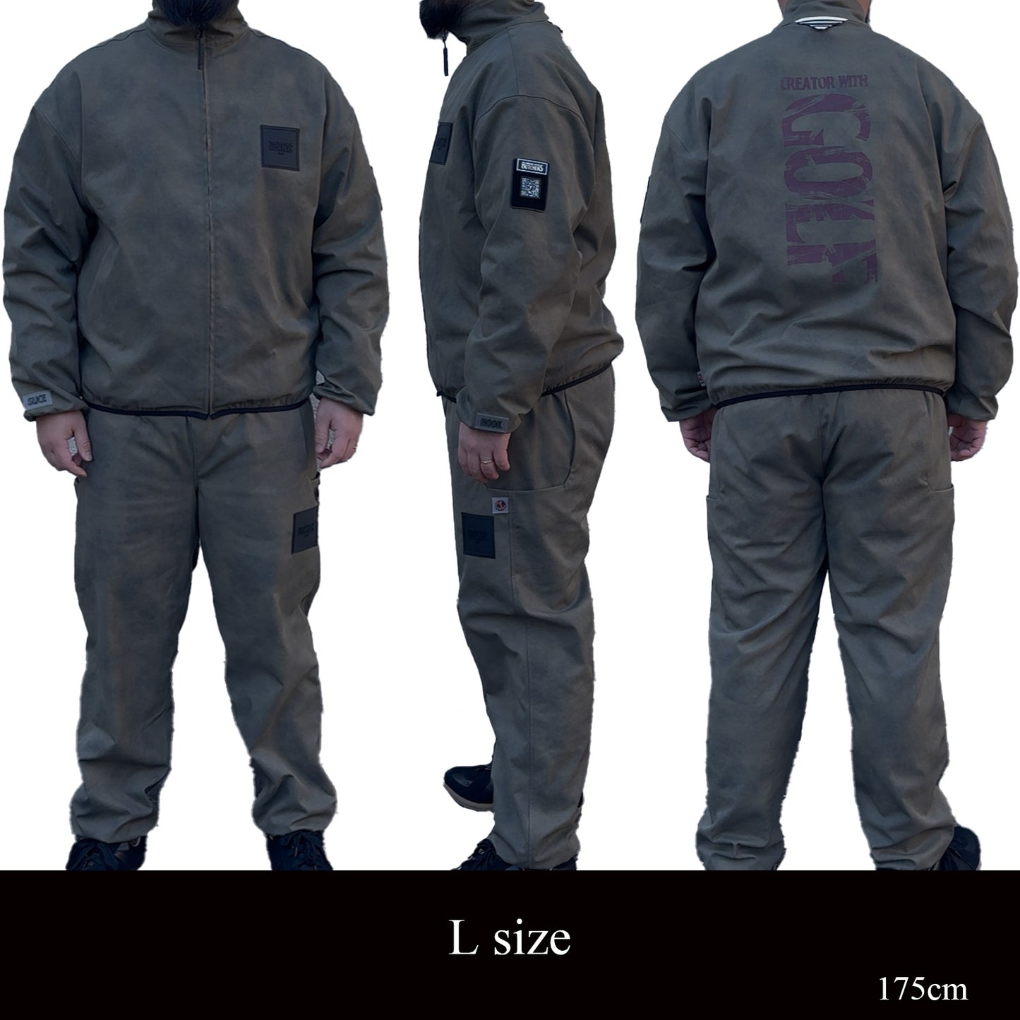 Pigment Brushed lining Zip BL