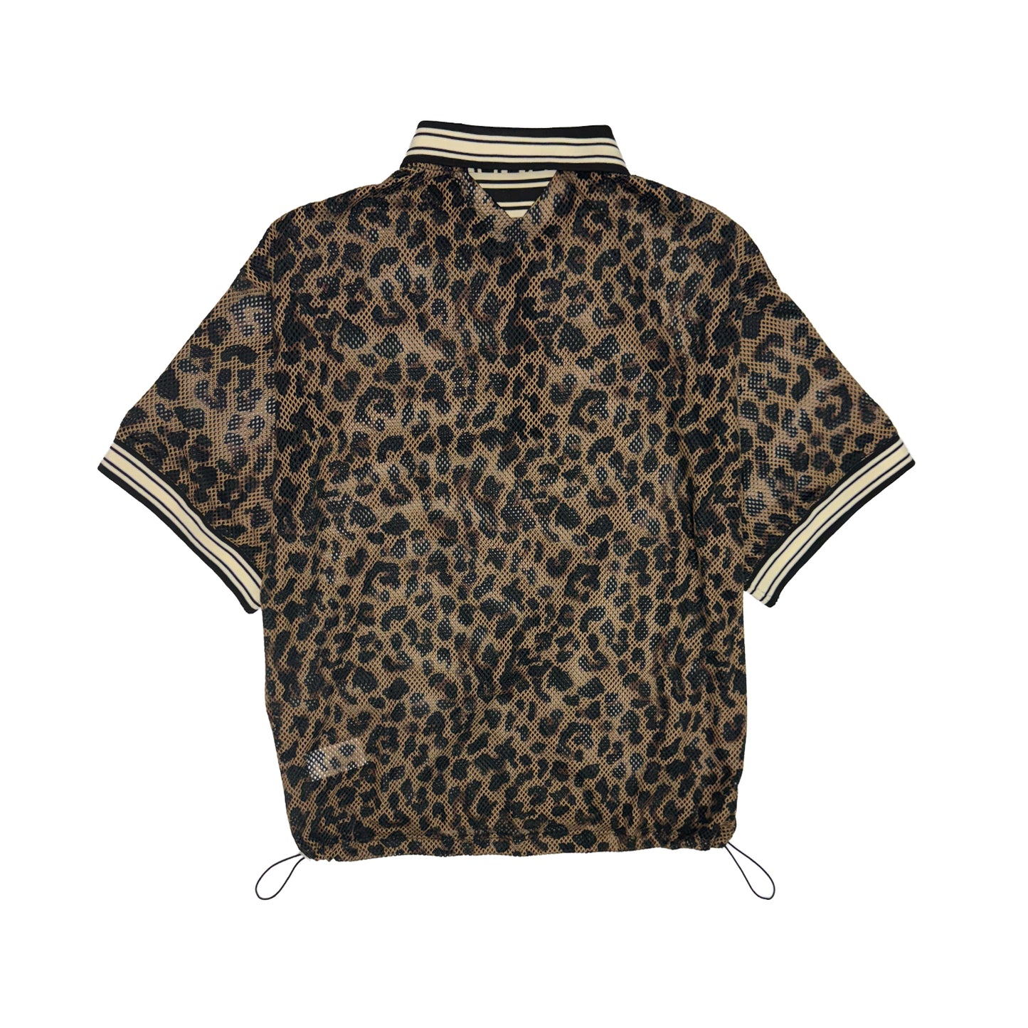 LEO Mesh Layered Half Zip POLO