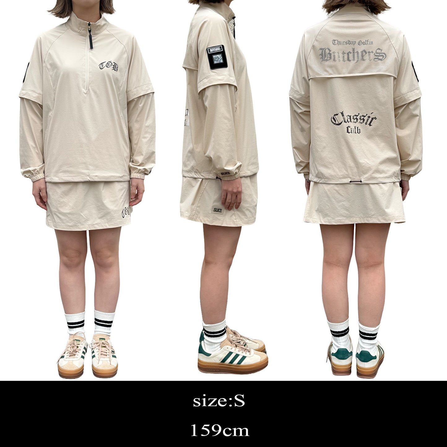 H/Zip Rip Stretch Convertible Piste