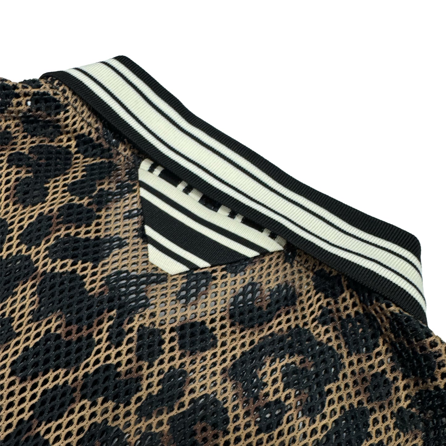 LEO Mesh Layered Half Zip POLO