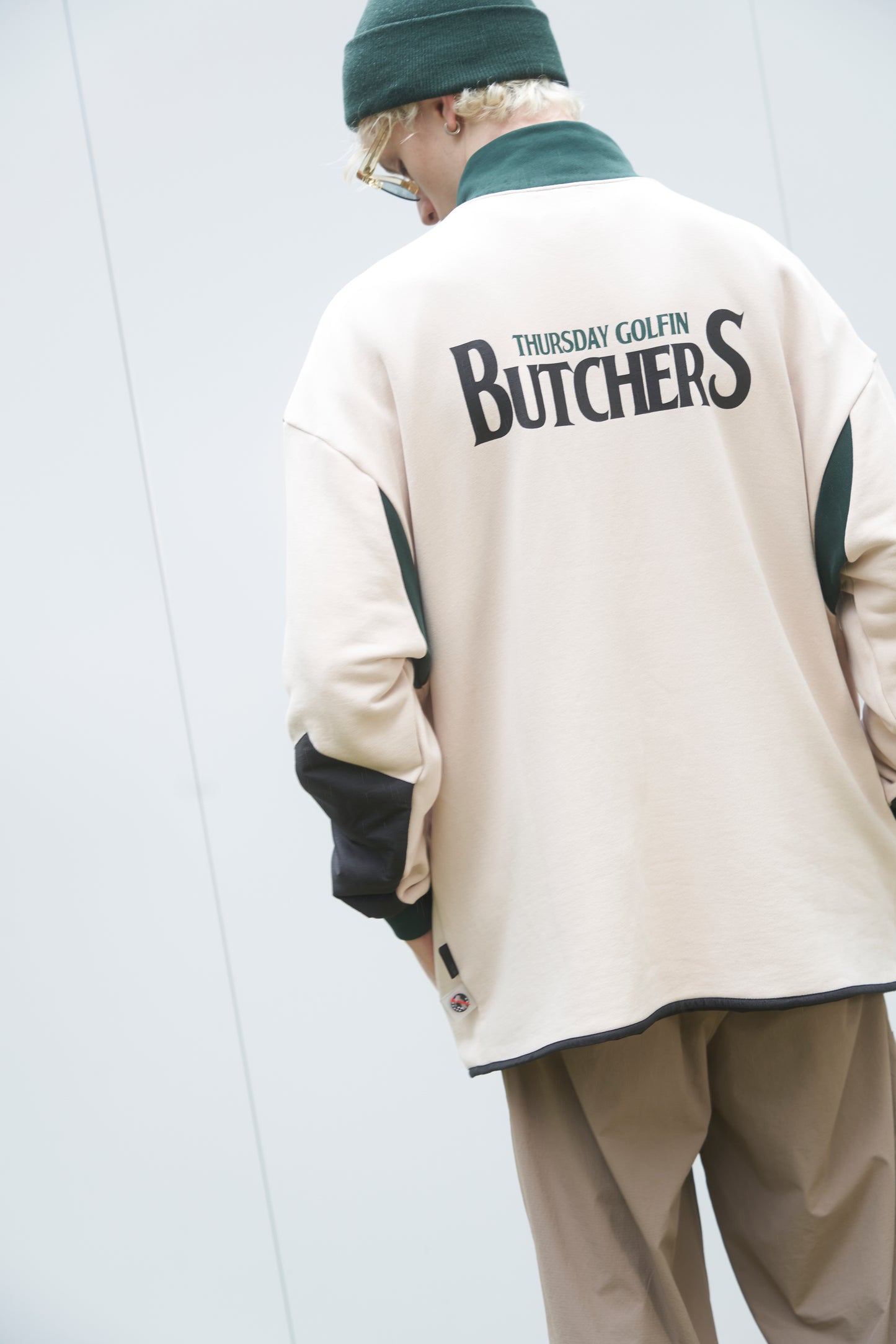 Switching Half Zip Sweatshirt (224-PO2)