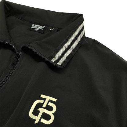 Back Overlapping Tucks  Half Zip PO