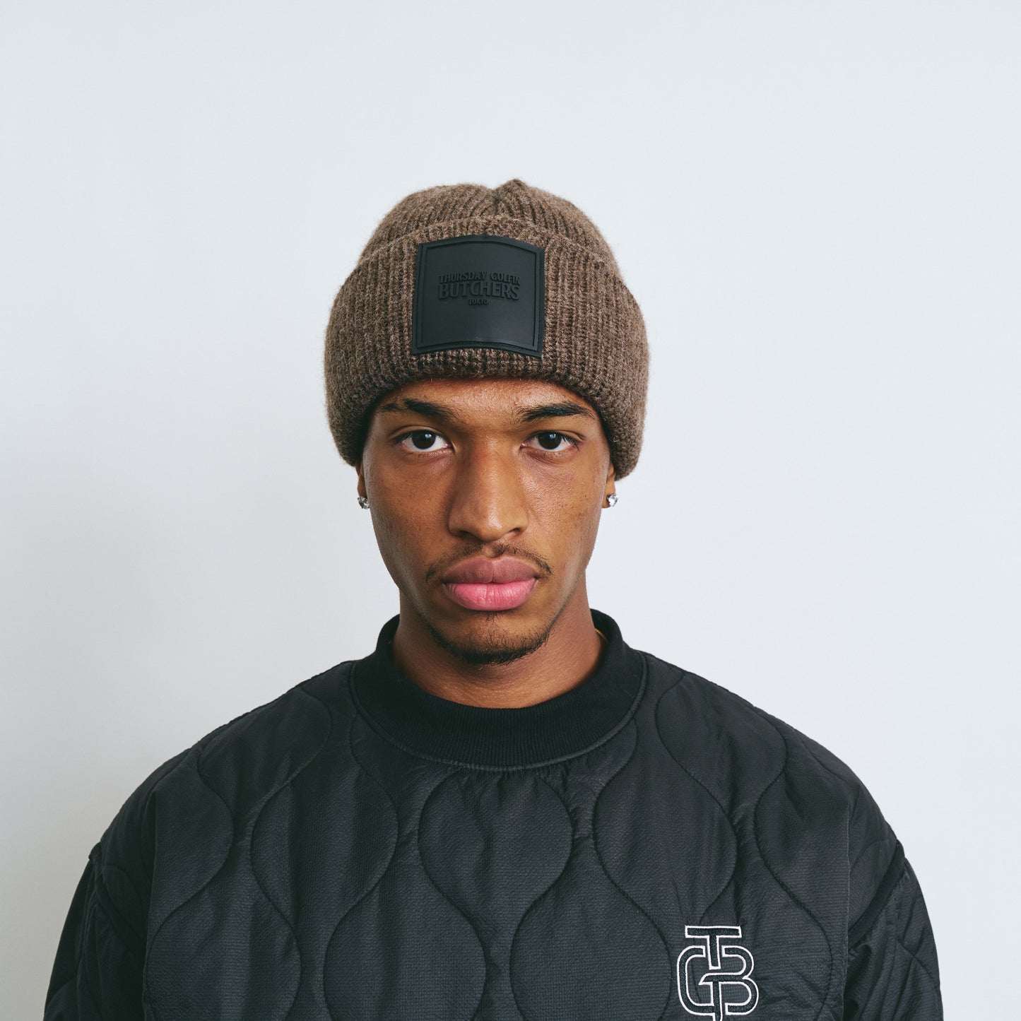 Wool Logo Patch Knit Cap