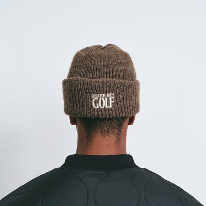 Wool Logo Patch Knit Cap