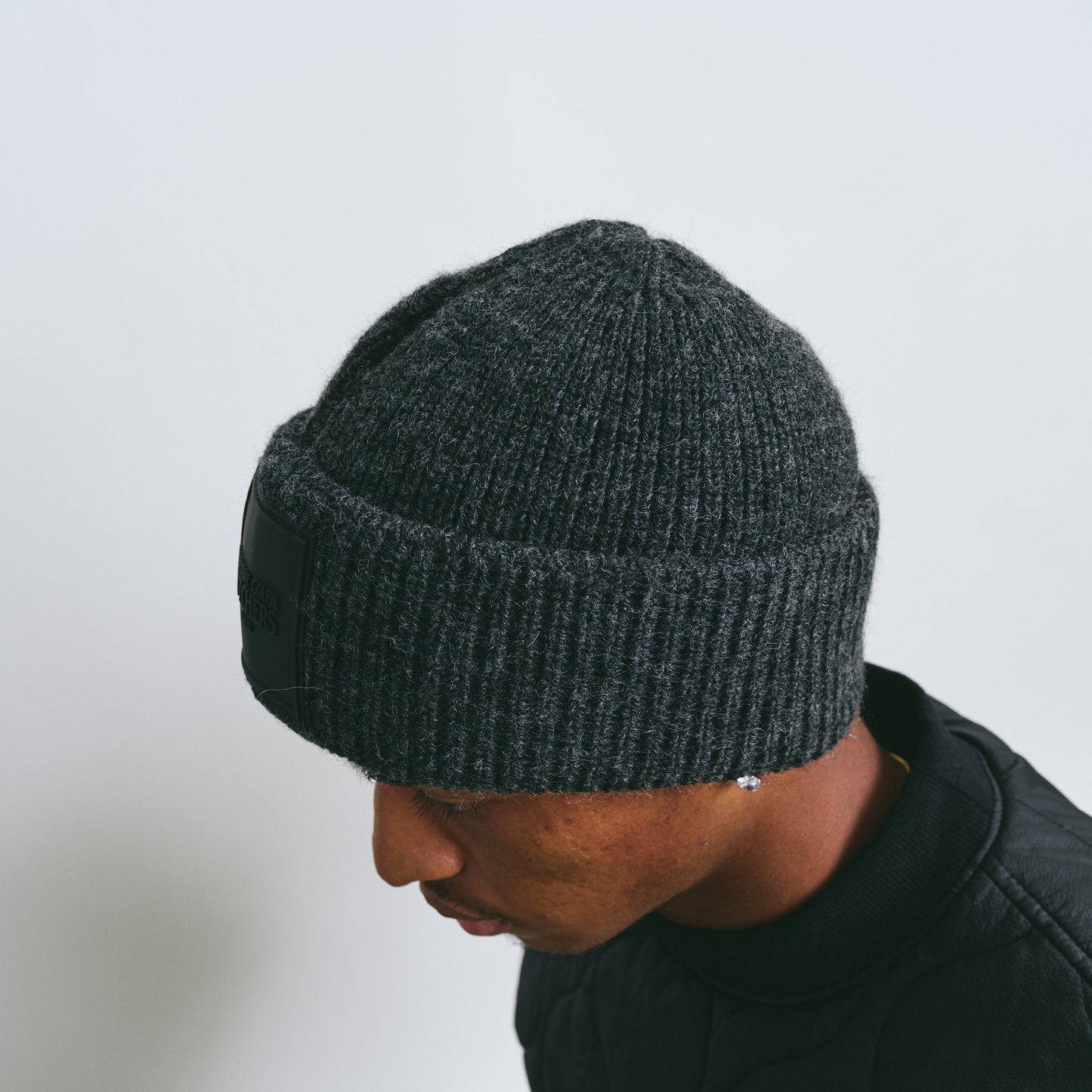 Wool Logo Patch Knit Cap