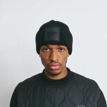 Wool Logo Patch Knit Cap