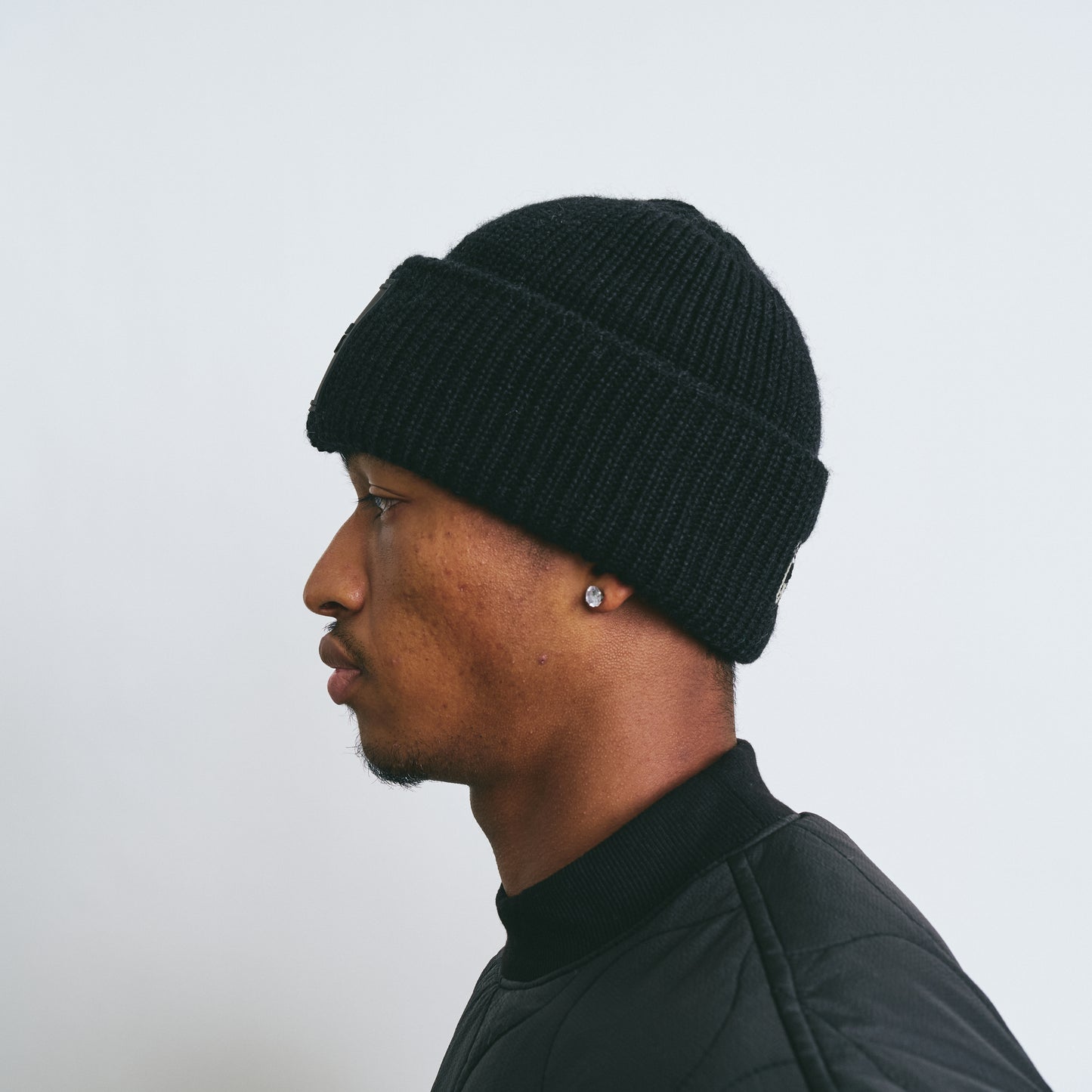 Wool Logo Patch Knit Cap