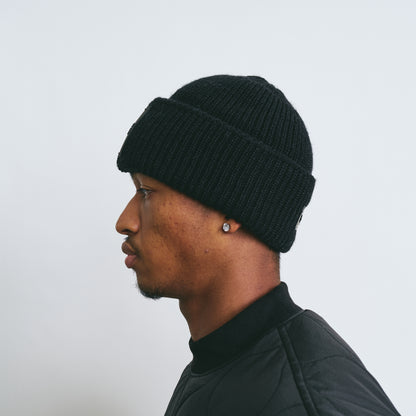 Wool Logo Patch Knit Cap