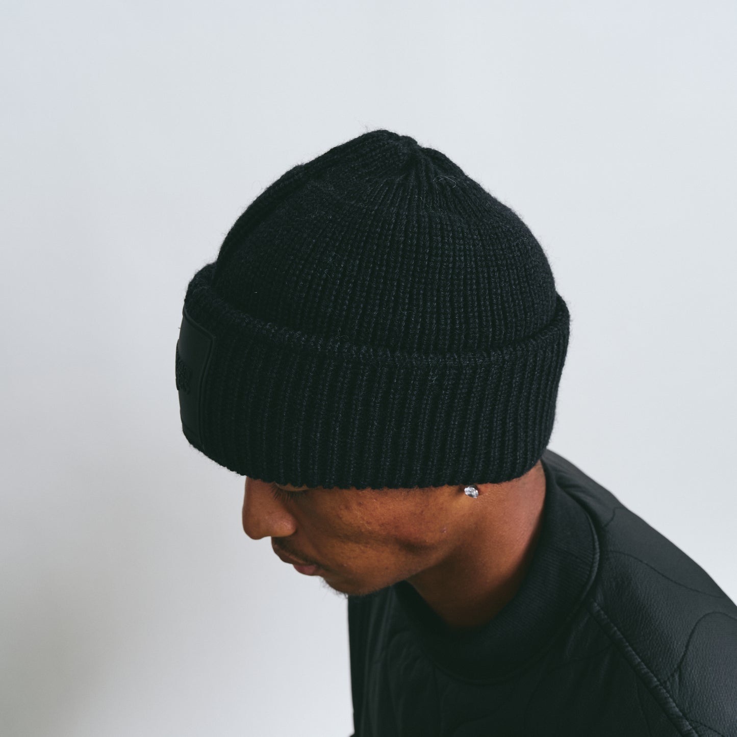 Wool Logo Patch Knit Cap