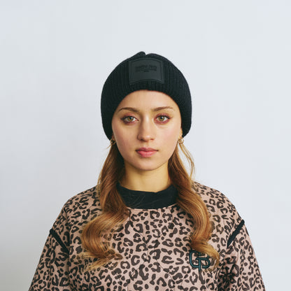 Wool Logo Patch Knit Cap
