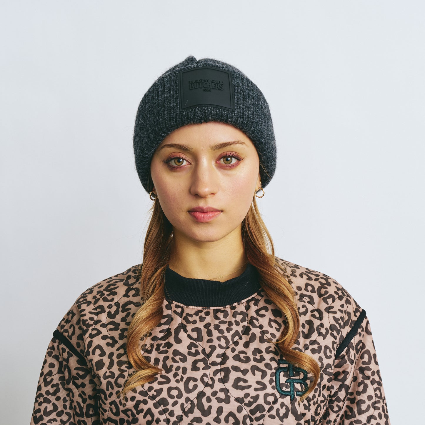 Wool Logo Patch Knit Cap