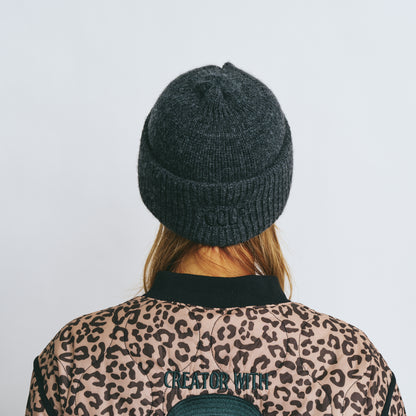 Wool Logo Patch Knit Cap