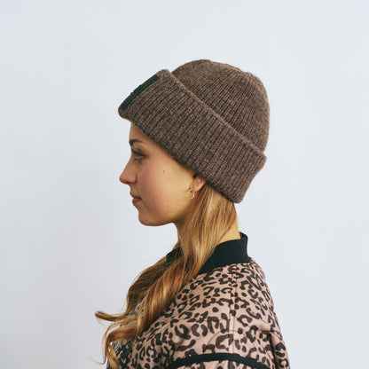 Wool Logo Patch Knit Cap