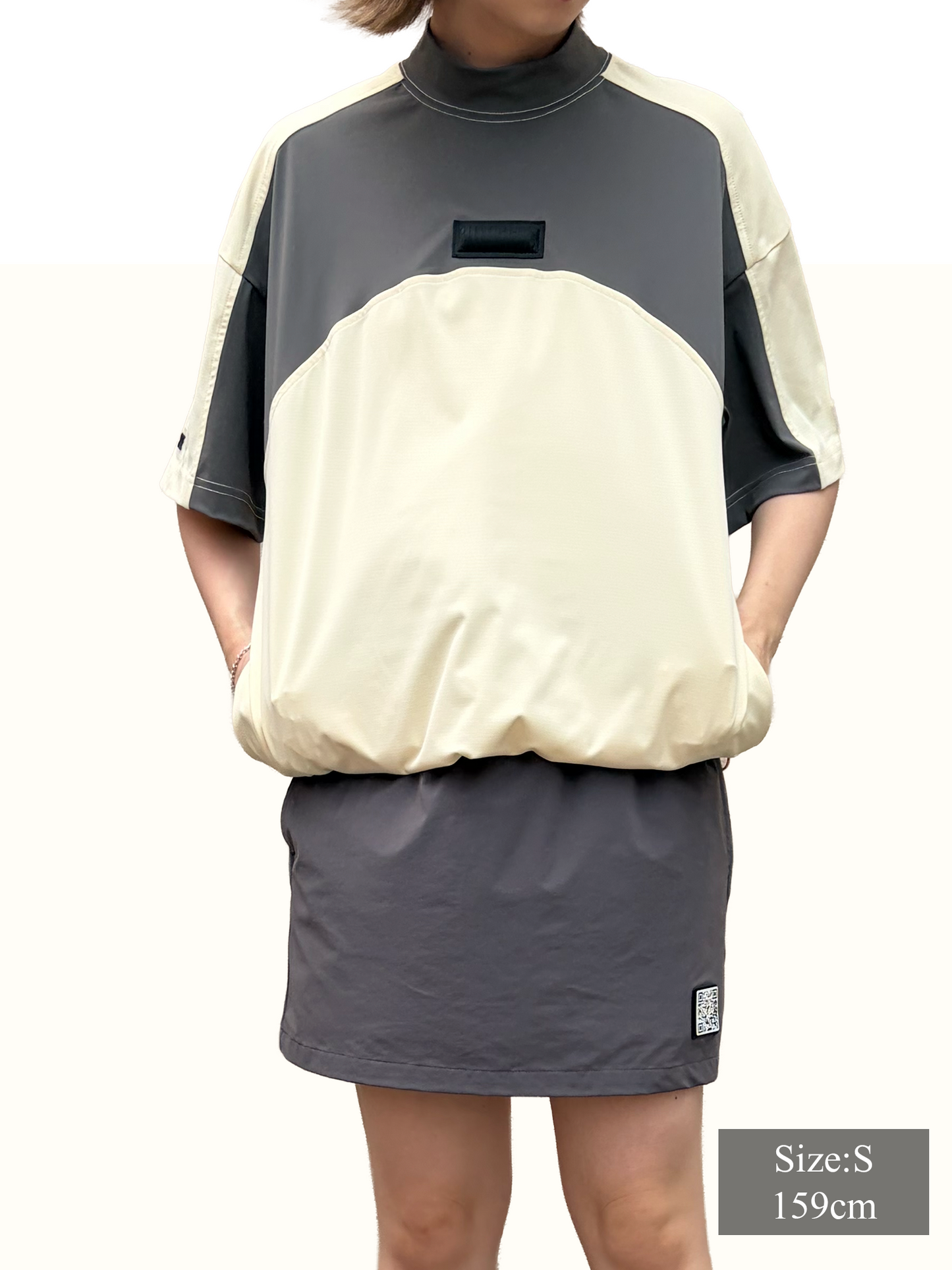 Ice Jersey Back Pleats SK