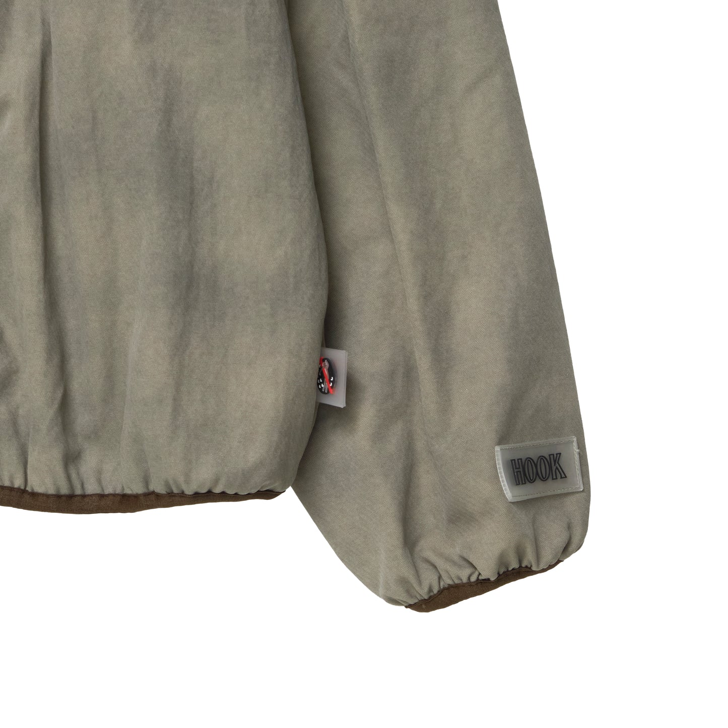 Pigment Brushed lining Zip BL