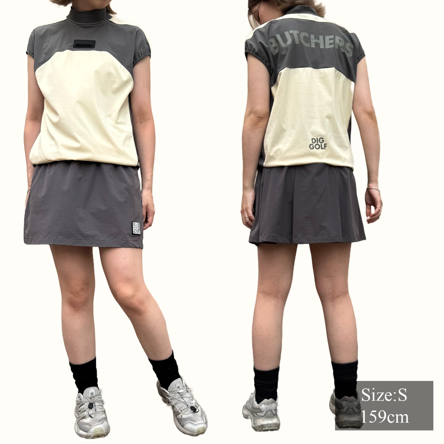 Ice Jersey Back Pleats SK