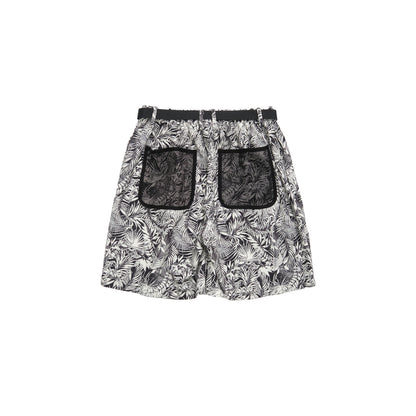 Hole In Fabric Print Back Mesh SRT