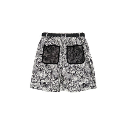 Hole In Fabric Print Back Mesh SRT