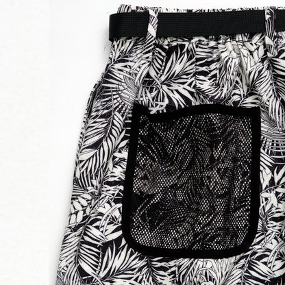 Hole In Fabric Print Back Mesh SRT