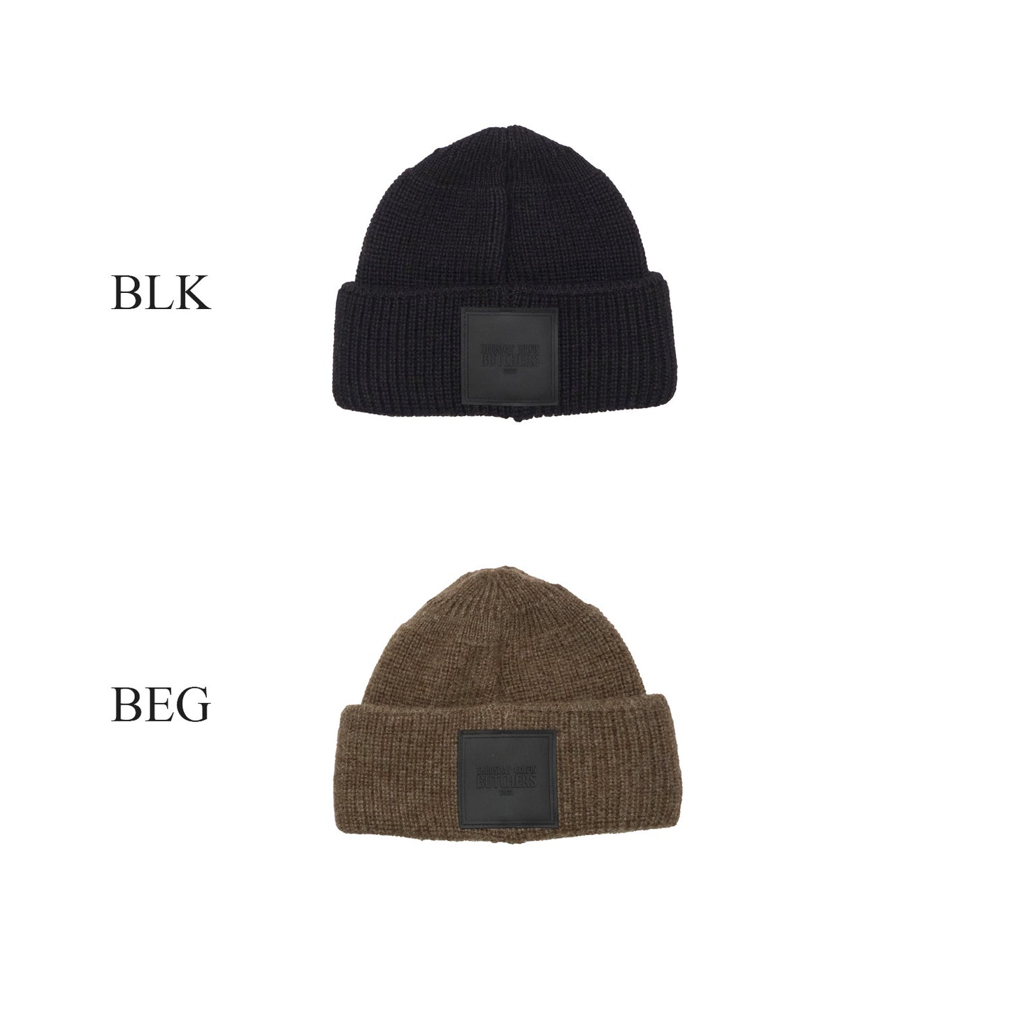 Wool Logo Patch Knit Cap