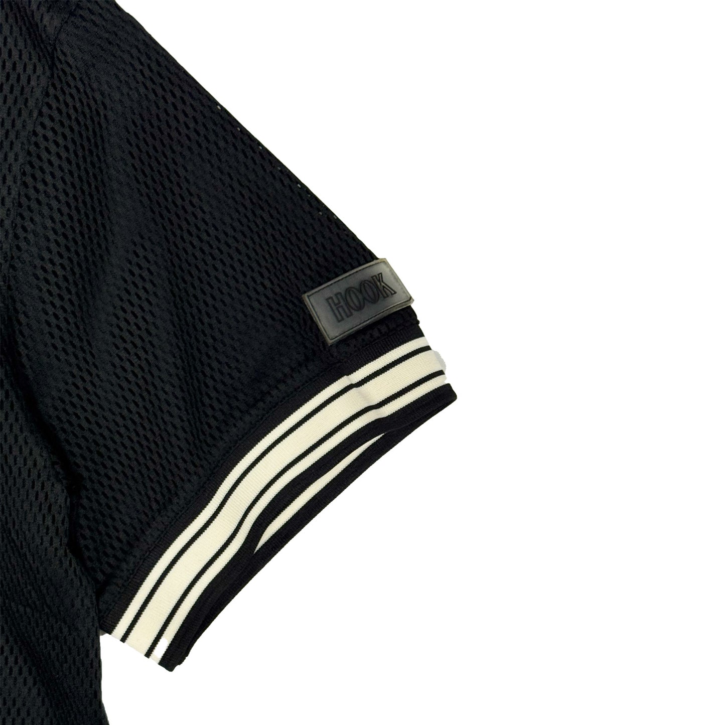 Mesh Layered Half Zip POLO