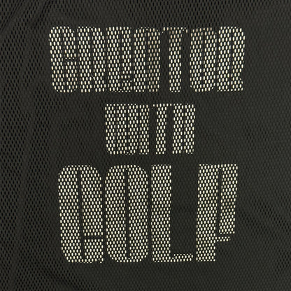 Mesh Layered Half Zip POLO