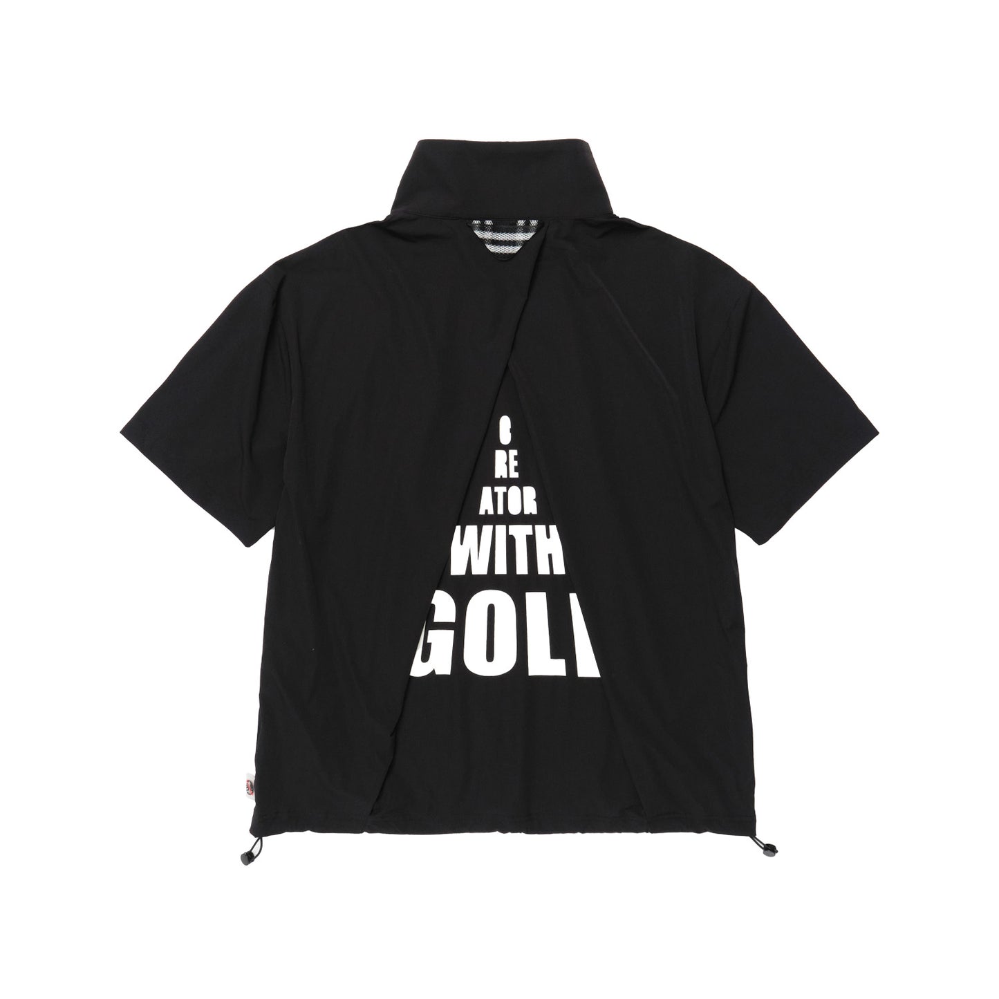 Back Overlapping Tucks  Half Zip PO