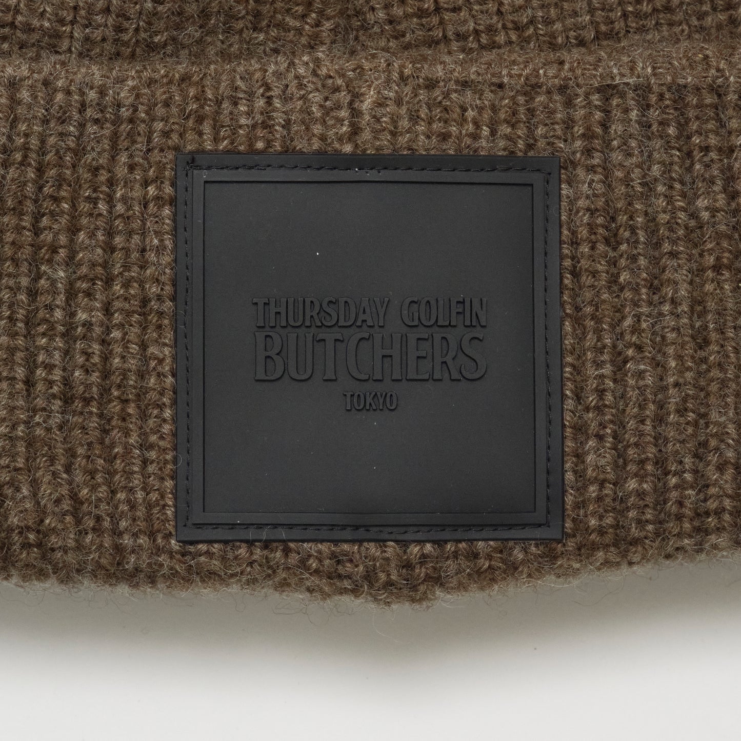 Wool Logo Patch Knit Cap