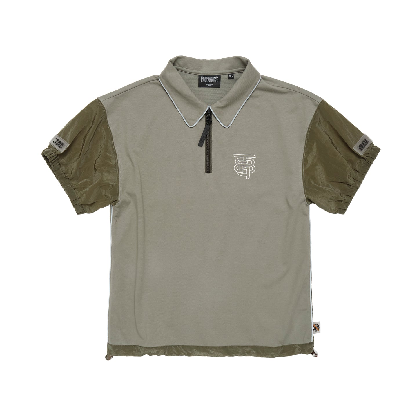 Sheer Sleeve H/Z POLO