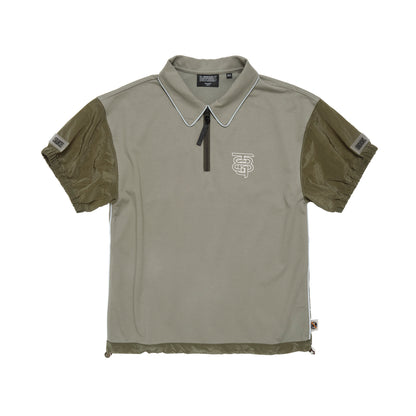 Sheer Sleeve H/Z POLO