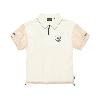 Sheer Sleeve H/Z POLO