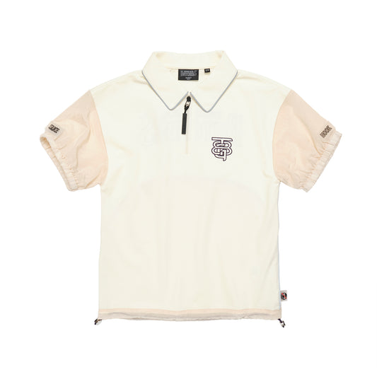 Sheer Sleeve H/Z POLO