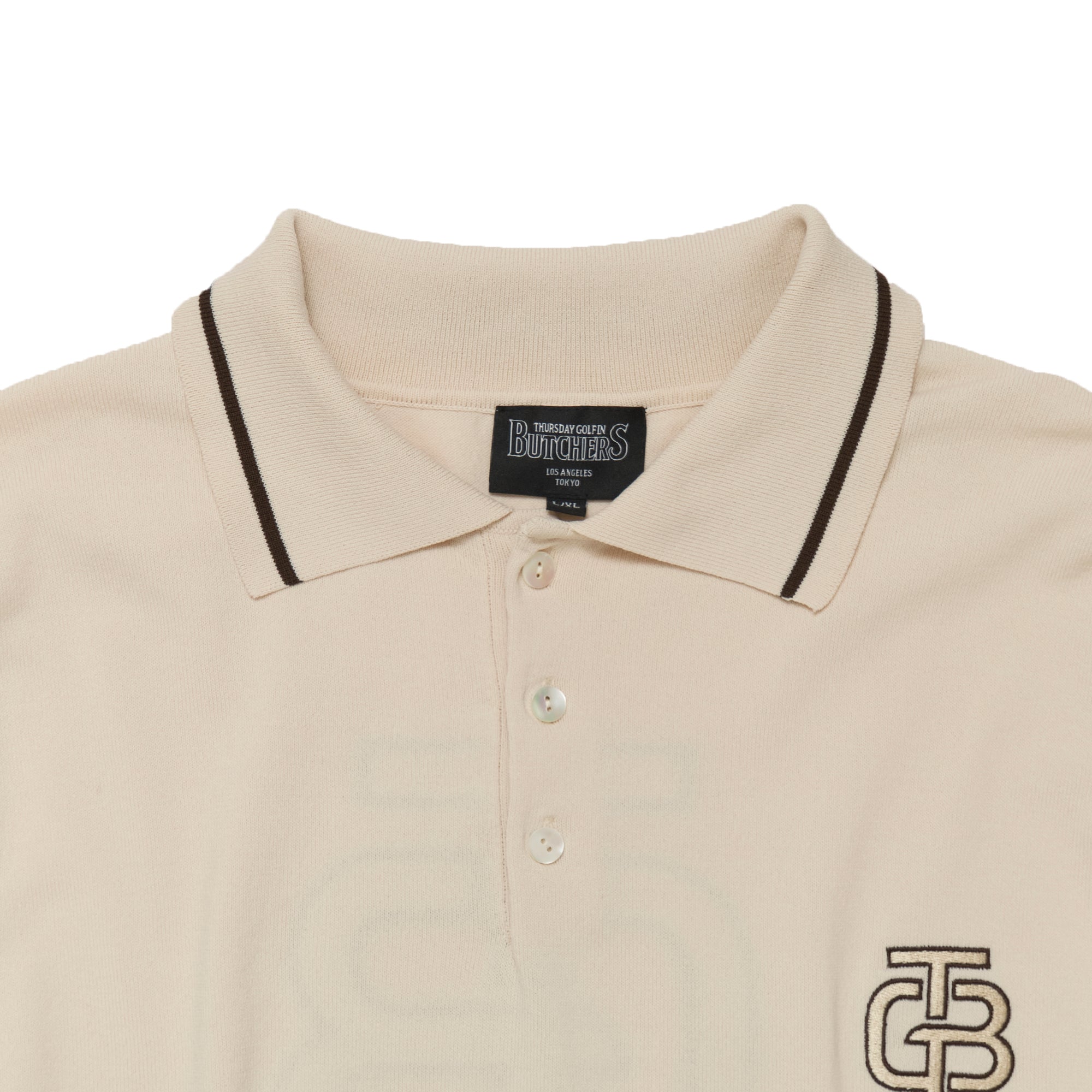 THURSDAY GOLFIN BUTCHERS 長袖ポロシャツ THURSDAY GOLFIN BUTCHERS 長袖ポロシャツ