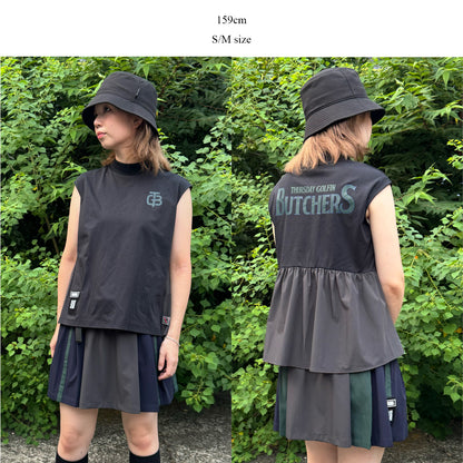 Back Gathering Sleeve Less PO