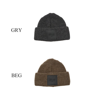 Wool Logo Patch Knit Cap