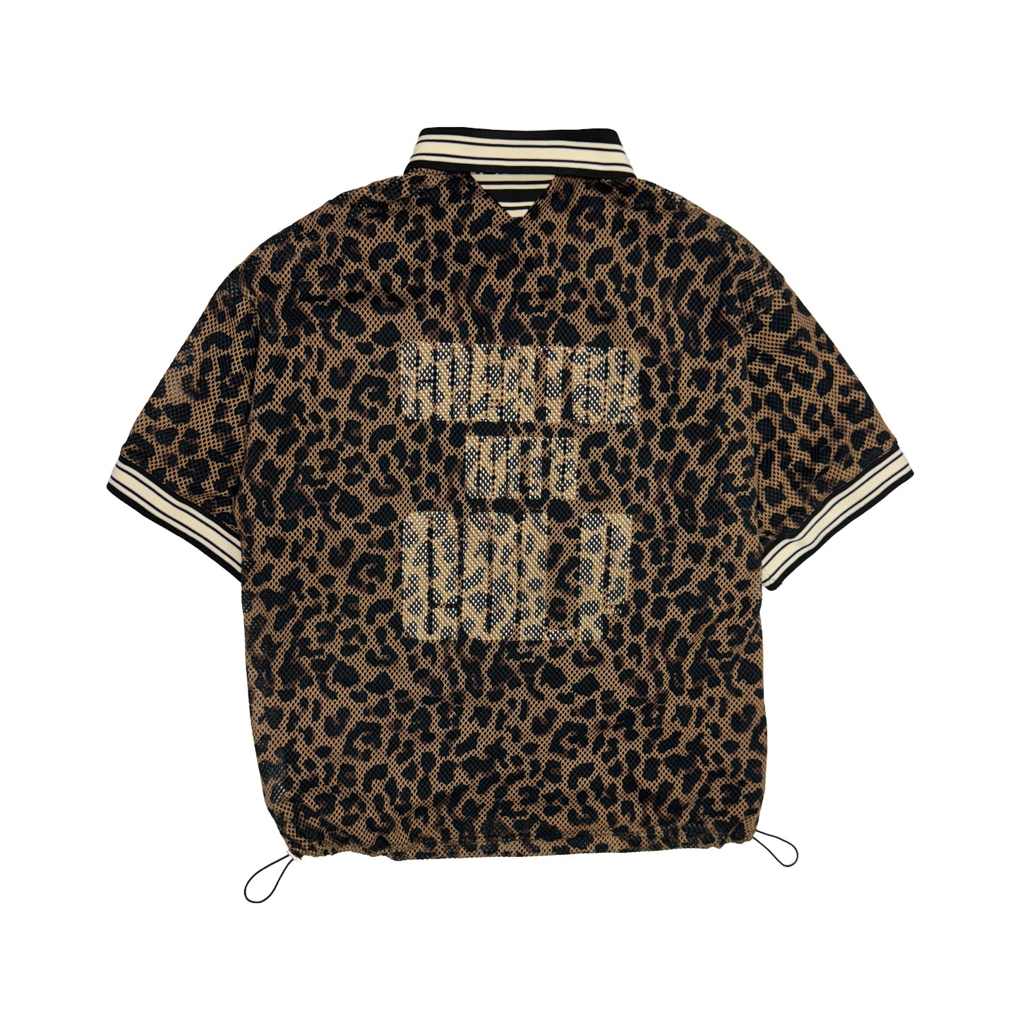 LEO Mesh Layered Half Zip POLO