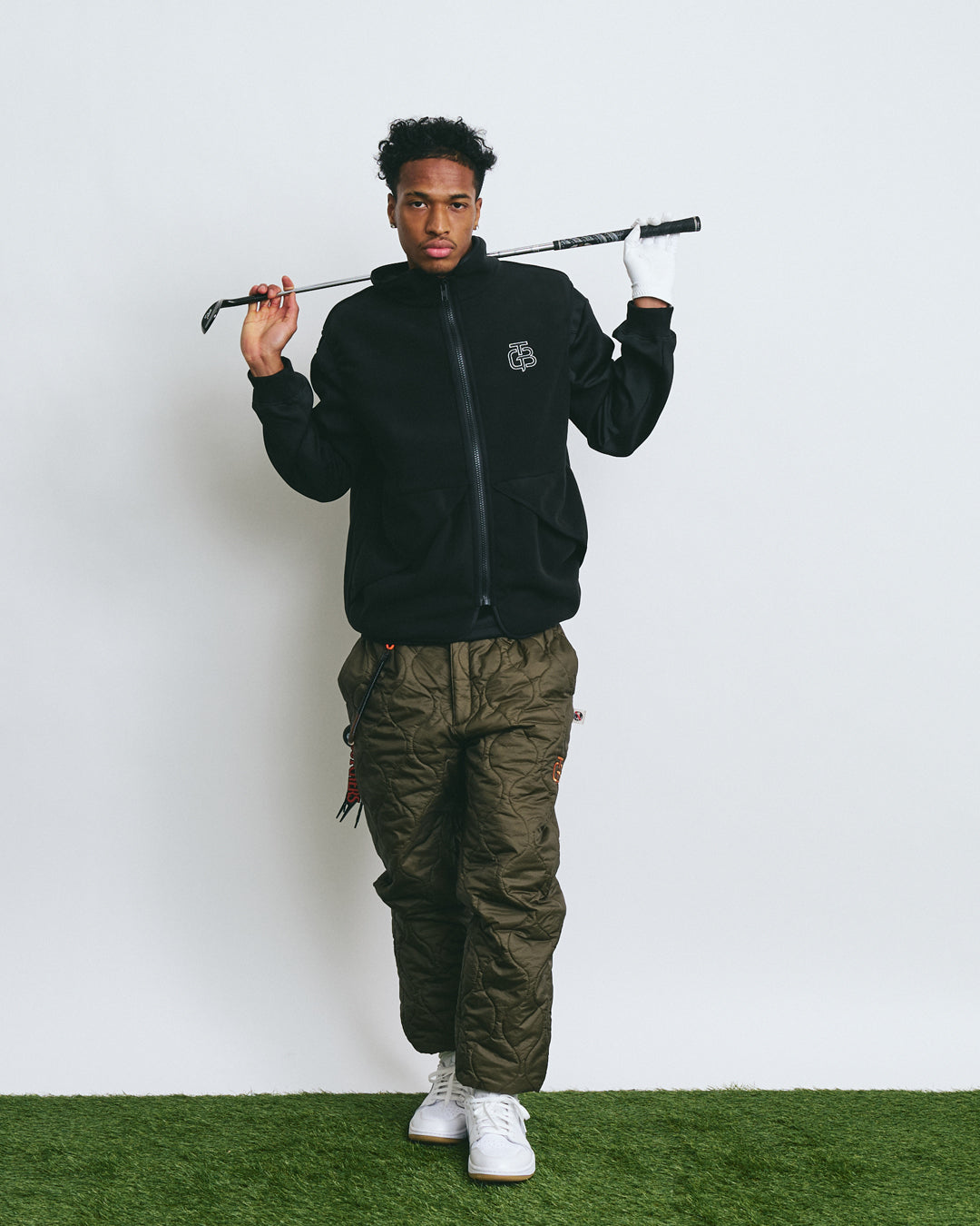 Rip Padded Rib Pants