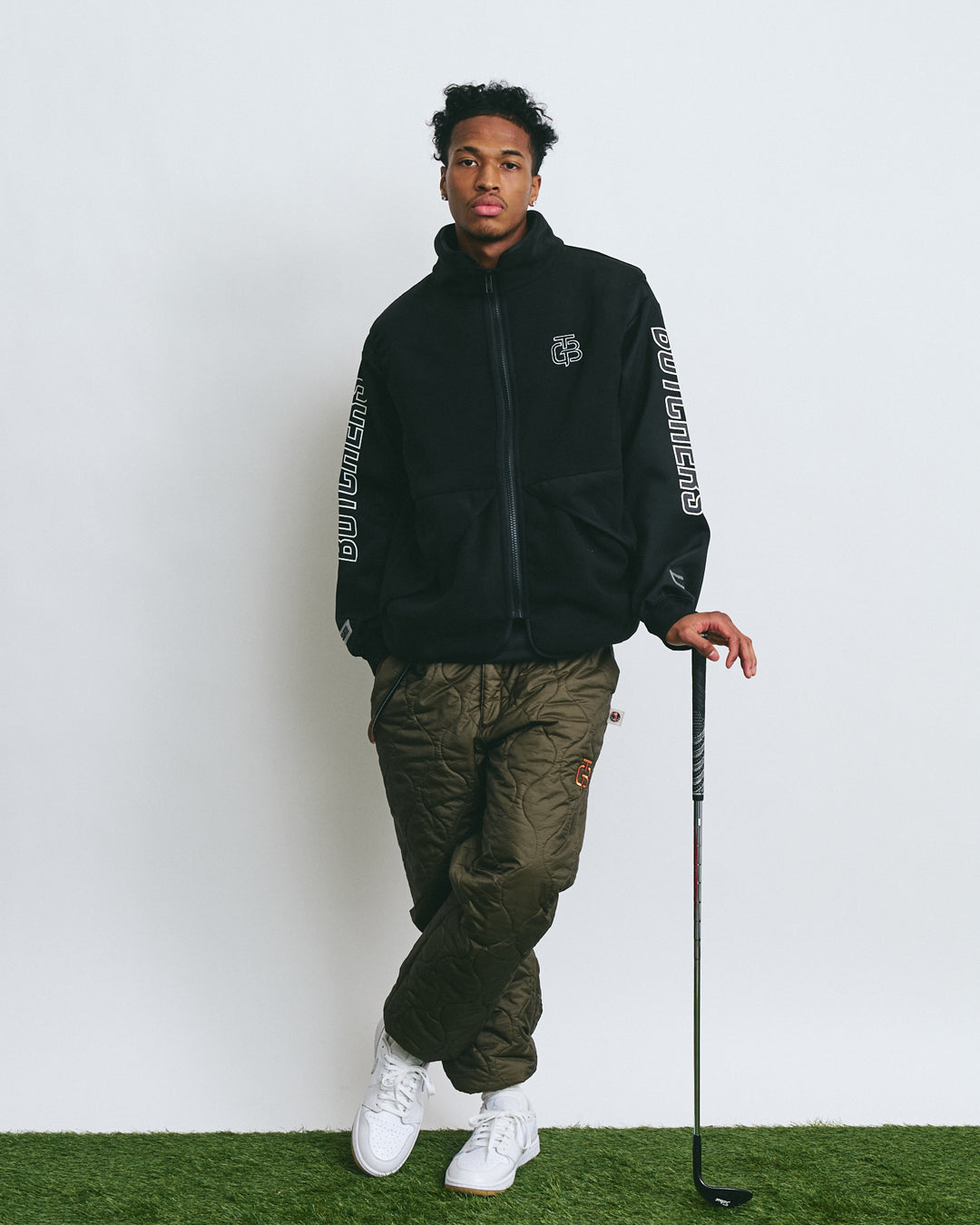 Rip Padded Rib Pants