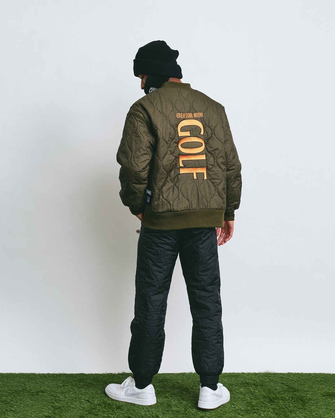 Rip Padded Rib Pants