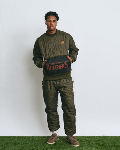 Rip Padded Rib Pants