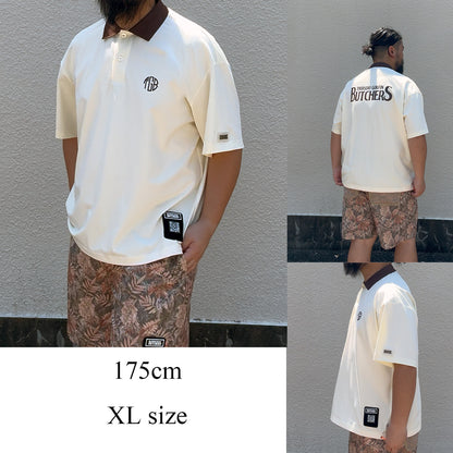 Twill Mesh Over Size Polo