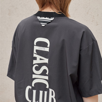 Hole In Fabric Solid Bomber