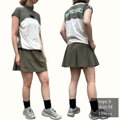 Ice Jersey Back Pleats SK
